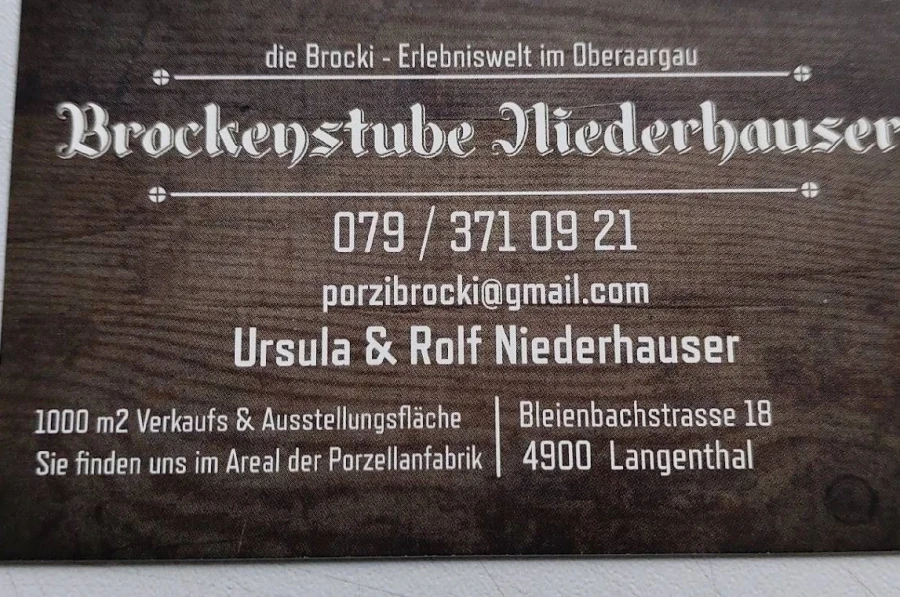 Brockenstube Niederhauser